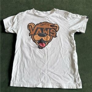 Vans Kids White T-Shirt with Bear Graphic